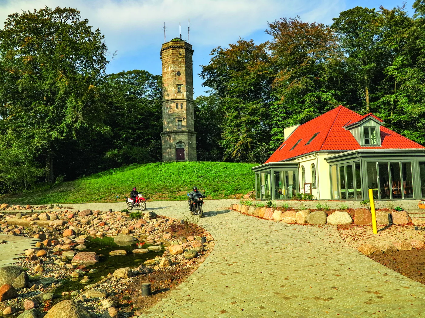 Der Elisabethturm auf dem Bungsberg, dem höchsten Punkt Schleswig-Holsteins